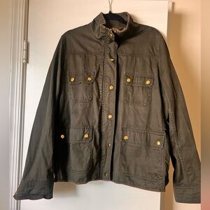 JCREW Field Jacket Green Sz XXL
